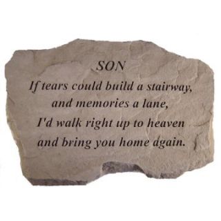 If Tears Could Build A Stairway Memorial Stone   Personalized Heading   Garden & Memorial Stones