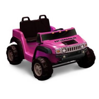 Kid Motorz Two Seater Hummer H2 Battery Powered Riding Toy   Pink   Battery Powered Riding Toys