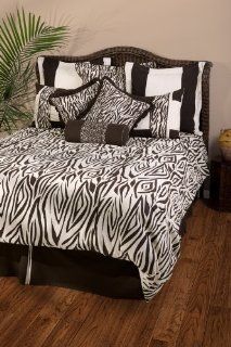 Rizzy Home BT 782CK Zebra 10 Piece Comforter Set, California King  