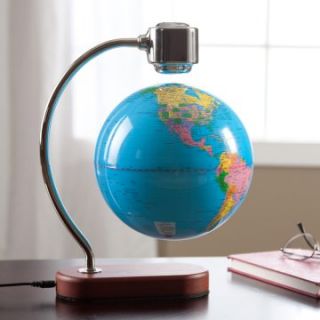 Blue 8 in. Levitating Globe   Globes