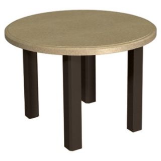 Homecrest Faux Granite 24 in. Round End Table   Patio Tables