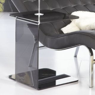 Euro Style Bonfilla Glass Side Table   End Tables