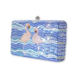 Flamingos Swarovski Crystal Clutch Bag Clothing