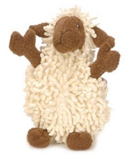 Fuzzy Wuzzy Lamb   Plush Dog Toys