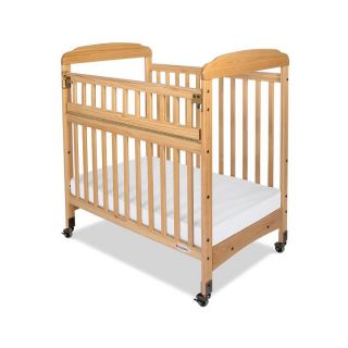 Foundations Serenity SafeReach Mirror End Compact Crib   Natural   Cribs