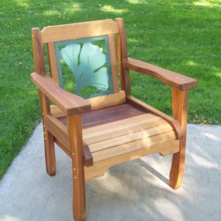 Wood Country Gingko Leaf Chair   28W x 25D x 33H in.   Adirondack Chairs