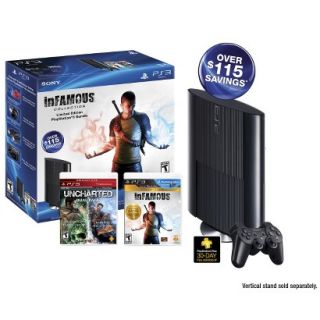PlayStation 3 250GB Value Bundle with inFamous Collection and Uncharted Dual