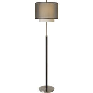 Trend Lighting TRE BF7134 Brushed Nickel/Expresso Roosevelt Floor Lamp