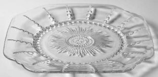 Federal Glass  Columbia Clear Plate Luncheon   Depression Glass,Clear