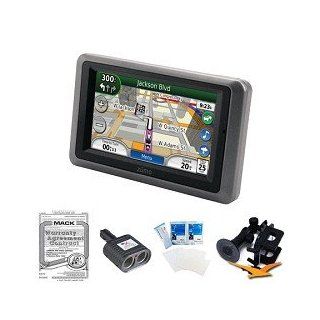 Garmin Zumo 665LM ZUMO665LM Motorcycle GPS MFG Part 010 00727 08 Bundle with Universal GPS Car Mount Holder, Three Year Additional Warranty Certificate, Screen Protectors for LCD Screens and International 2 Socket Cigarette Lighter GPS & Navigation