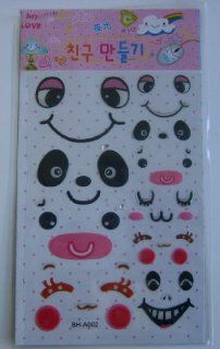 3 pack Facial Expression Sticker