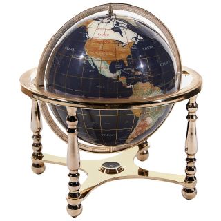 Replogle Compass Jewel 13 in. Diam. Tabletop Gemstone Globe   Globes