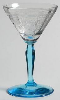 Fostoria Delphian Liquor Cocktail   Stem #5082,  Etch #272,  Bluestem