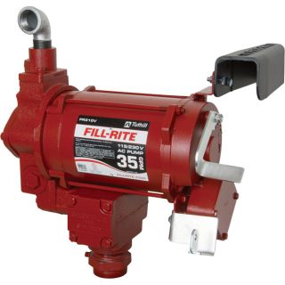 Fill Rite 115/230 Volt AC Fuel Transfer Pump   35 GPM, Model FR310VN