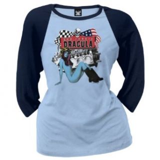 Rob Zombie   Dragula Womens Baseball T Shirt Music Fan T Shirts Clothing