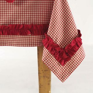 Tag 60 x 84 in. Oblong Woodlands Gingham Tablecloth   Dining Table Linens