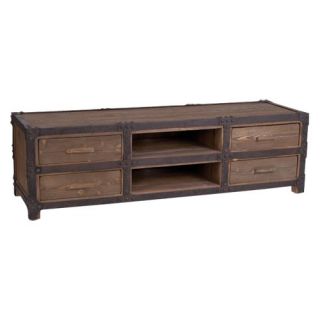 New Rustics Home Rustic Industrial TV Console   TV Stands