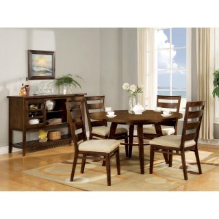 SBH Round Dining Table with Built In Lazy Susan   Dining Tables