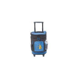 Deluxe Insulated Rolling Cooler  Royal Blue/Black  Cooler Accessories  Sports & Outdoors