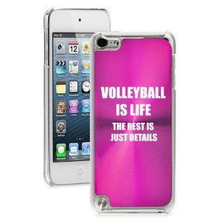 Apple iPod Touch 5th Generation Hot Pink 5B789 hard back case cover Volleyball is Life Cell Phones & Accessories