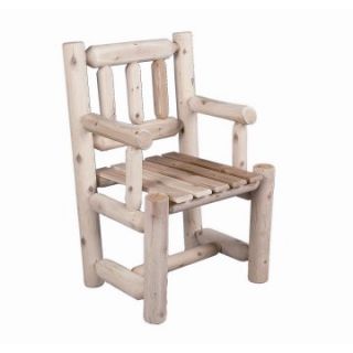 Rustic Natural Cedar Furniture Old Country Captains Chair   Dining Chairs