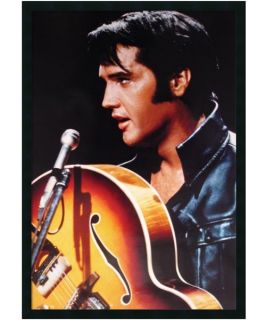 Elvis   The King of Rock n Roll Framed Wall Art   25.41W x 37.41H in.   Photography