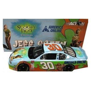 #30 JEFF GREEN AOL SCOOBY DOO 124 1/24 SCALE DIECAST MONTE CARLO NASCAR BY ACTION HOOD OPENS TRUNK OPENS HOTO LIMITED PRODUCTION 2002 Release Toys & Games