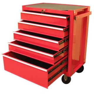 Excel 5 Drawer Red Roller Tool Cabinet   Tool Chests & Cabinets