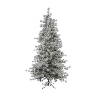 Anchorage Pine Flocked Christmas Tree   Christmas Trees