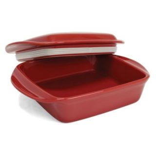 Chantal Make & Take Square 8 in. x 8 in. Square Baking Dish with Lid & Silicone Gasket   Baking Dishes