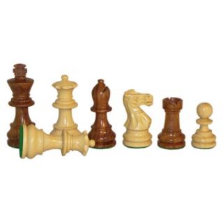 Raja Sheesham and Boxwood Double Weight Double Queen Chess Pieces   Chess Pieces