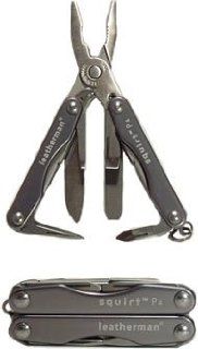 Leatherman SQUIRT P4 STORM GRAY BOX Sports & Outdoors