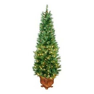 EQUINOX 2 CPPRC 817 60DS2 Pine Art Porch Christmas Tree, 6 Inch   Potted Christmas Tree