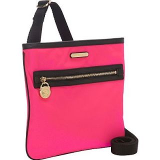 MICHAEL Michael Kors Kempton Large Nylon Crossbody Bag Purse Neon Pink Shoes
