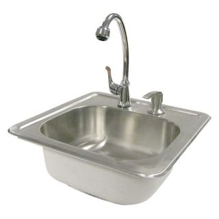 Cal Flame Stainless Steel Sink   Outdoor Kitchens