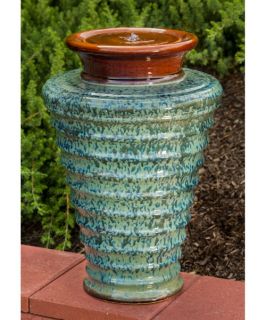 Alfesco Home Twister Ceramic Indoor/Outdoor Fountain   Fountains