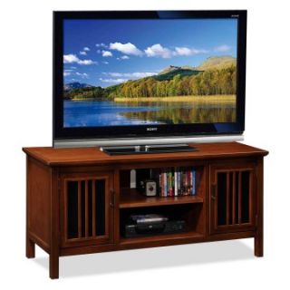 Leick Riley Holliday 50 in. TV Console   Amber with Black Glass   TV Stands