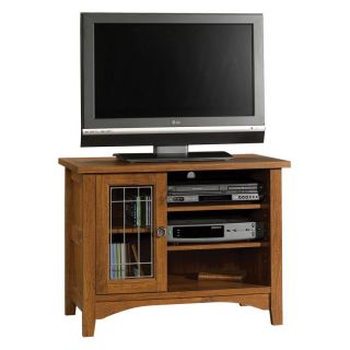Sauder Rose Valley Entertainment Stand   Abbey Oak Finish   TV Stands