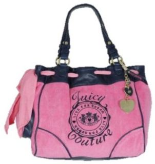 Juicy Couture Live For Sugar Pink Velour Daydreamer Tote Yhru0496 Nwt Clothing