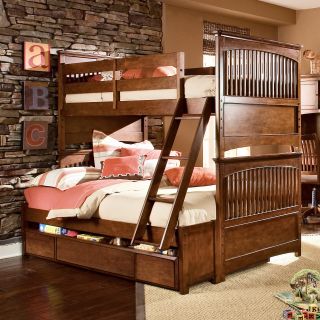 Elite Crossover Twin over Full Bunk Bed   Trundle Beds