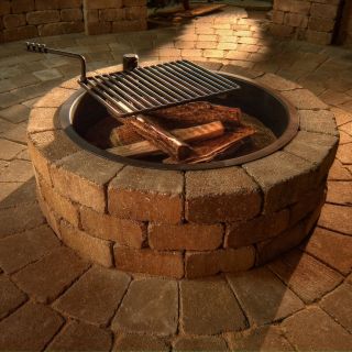 Necessories Compact Fire Ring with Grate   Fire Pits