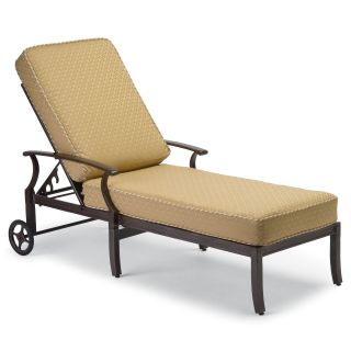 Woodard Sheridan Cushion Slat Back Adjustable Chaise Lounge   Outdoor Chaise Lounges