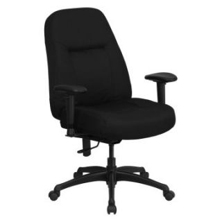 Flash Furniture Hercules Series 500 lbs. Capacity High Back Big and Tall Office Chair with Extra Wide Seat   Black   Desk Chairs