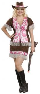 Plus Size Sassy Cowgirl Costume   Womens Full 18 22 Adult Sized Costumes Clothing