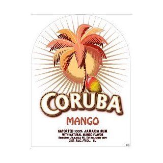 Coruba Jamaica Rum Mango Rum 42@ 1 Liter Grocery & Gourmet Food