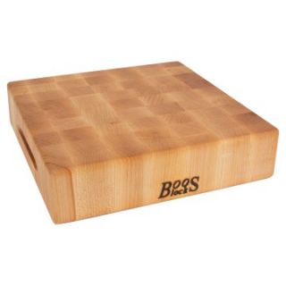 John Boos Square Maple Cutting Board with Grips   Cutting Boards