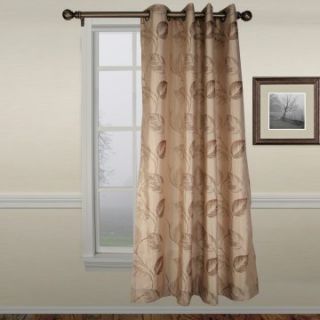 Ellis Astonish Taupe Grommet Top Lined Panel   50 x 84 in.   Curtains