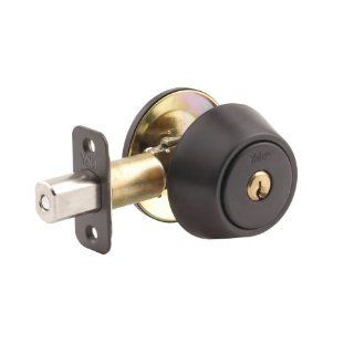 Yale YR820 10BP New Traditions Single Cylinder Deadbolt, Oil Rubbed Bronze   Single Cylinder Door Deadbolts  