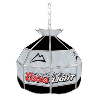 Coors Light Stained Glass 16 Inch Tiffany Light   Billiard Lights