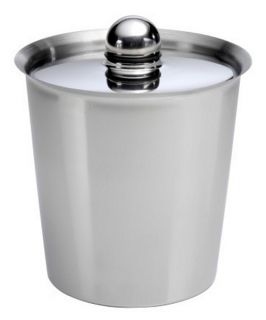 Oneida Stainless Steel 9.5 in. 2 qt. Insulated Ice Bucket   Bar Supplies